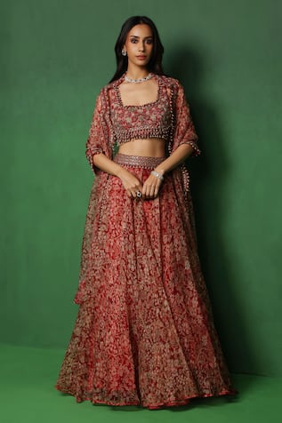 Ridhima Bhasin Aureen Print Lehenga Set  
