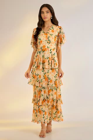 Ewoke Floral Maxi Dress 