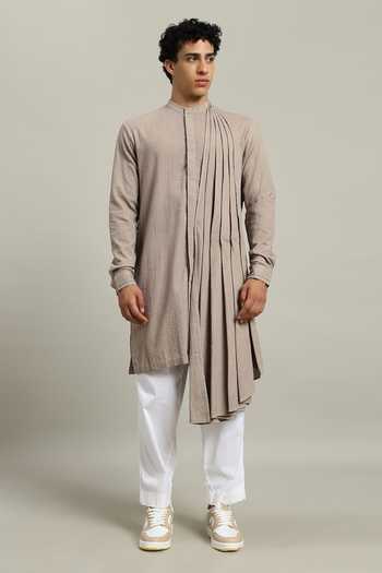 Studio Error Front Draped Kurta 