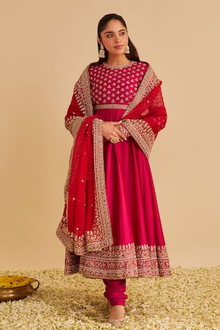 Sheetal Batra Noor Embroidered Anarkali Set 