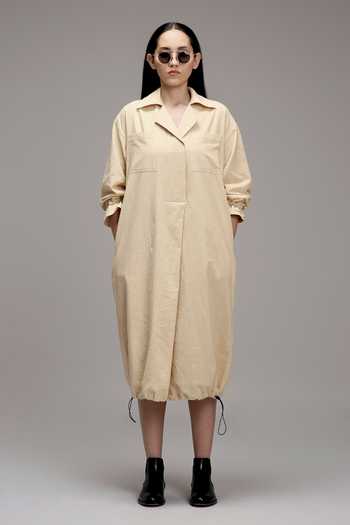 MATI Collared Midi Dress 