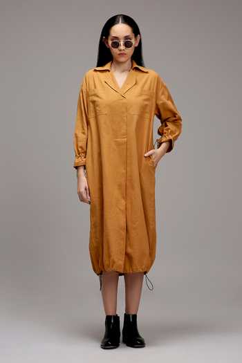 MATI Collared Midi Dress 