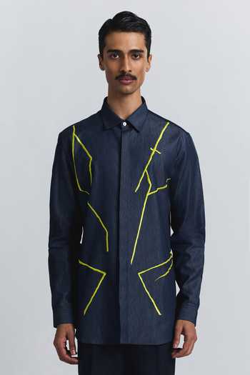 Line Out Line Blue Torrent Shirt 