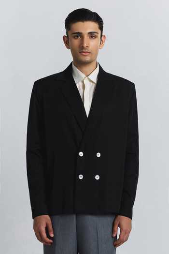 Line Out Line Macro Shoulder Blazer 