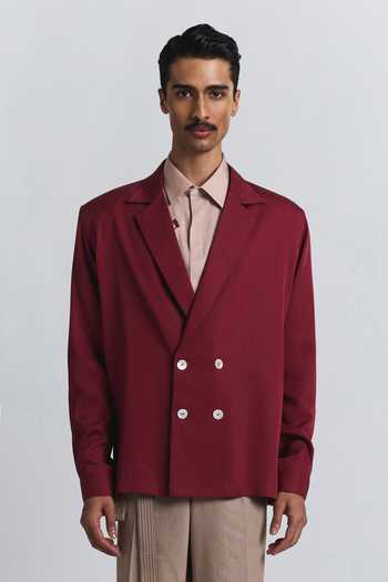 Line Out Line Macro Shoulder Blazer 