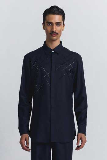 Line Out Line Lunar Grid Shirt 