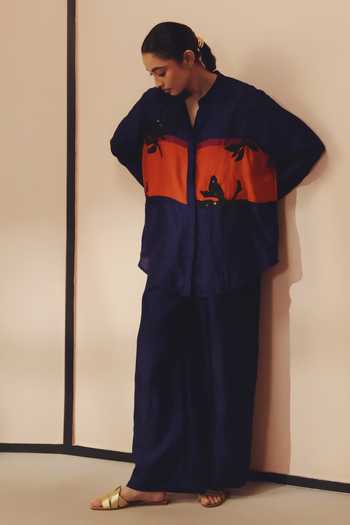 Kavya Singh Kundu Han Embroidered Shirt & Pant Set 