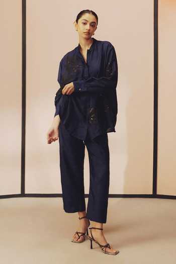 Kavya Singh Kundu Rem Embroidered Shirt & Pant Set 