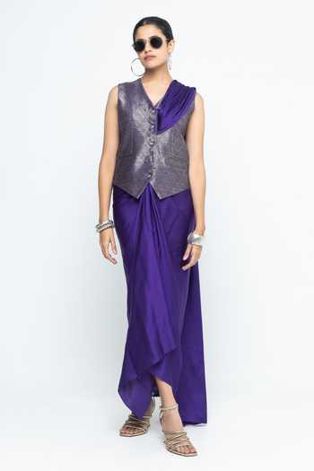 SOBARIKO Kiara Waistcoat Skirt Set 