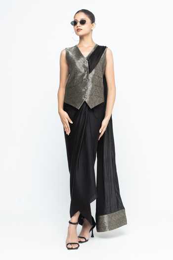 SOBARIKO Kiara Waistcoat Skirt Set 