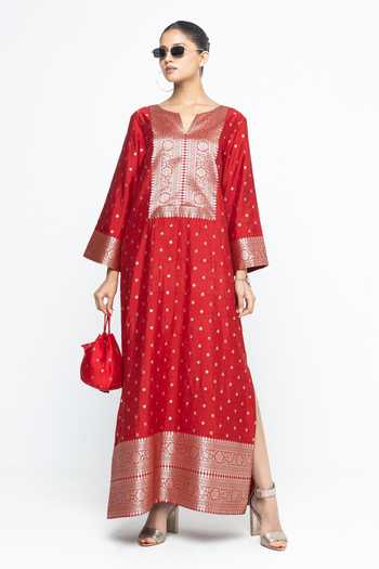 SOBARIKO Nats Brocade Kaftan 