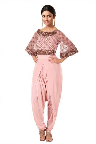 Neha Khullar Embroiderd Dhoti Jumpsuit 