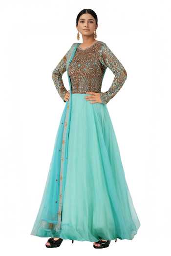 Neha Khullar Embroidered Anarkali With Dupatta 