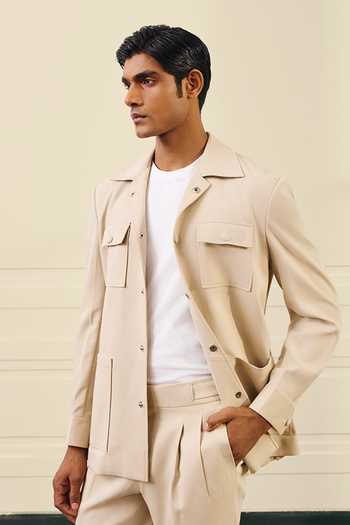 Gargee Designers Utility Pocket Shacket 
