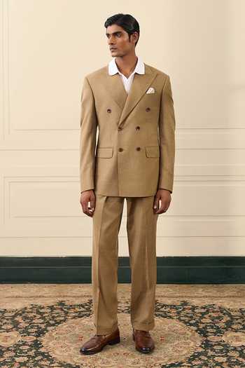 Gargee Designers Double Breasted Coat & Pant Set 