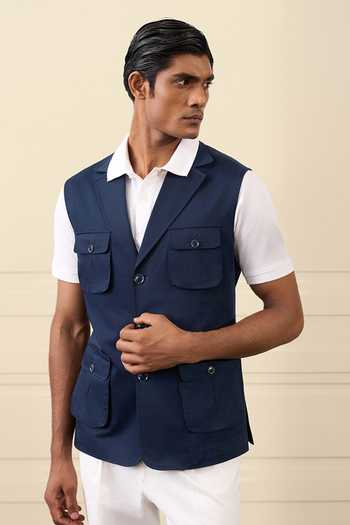 Gargee Designers Utility Pocket Vest Jacket 
