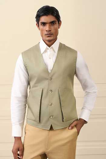 Gargee Designers Utility Pocket Vest Jacket 