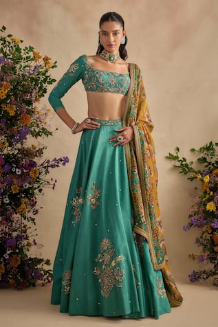 Kalista Aayat Floral Embroidered Lehenga Set  