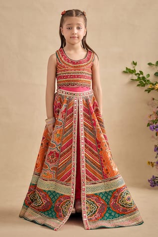 Kalista Gulnaar Printed Lehenga Blouse Set 