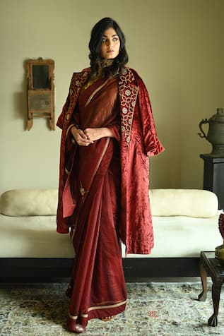 Shorshe Clothing Sally Velvet Hand Embroidered Jacket 