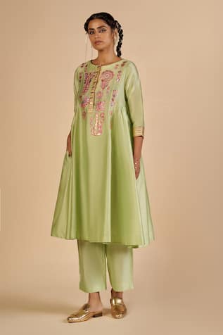 Gulabo By Abu Sandeep Chanderi Trouser 