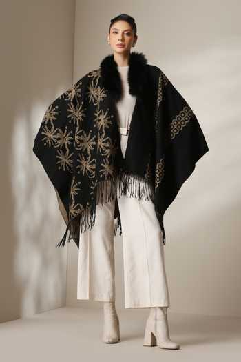 Dusala Vegan Fur Cape 