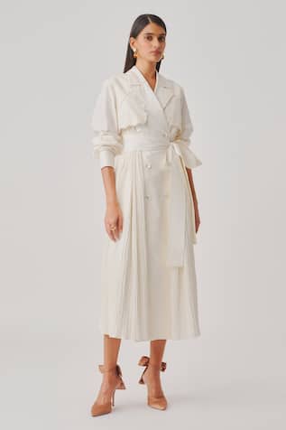 Aroka Ivory Atelier Trench Dress 