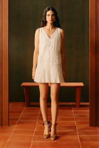 Aroka Linea A-Line Ruched Dress 