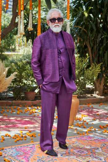 Philocaly Arvansh Embroidered Bandhgala Set 