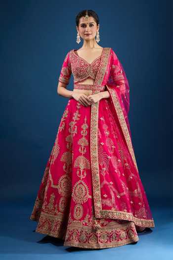 Azeera Zari Embroidered Lehenga Set 