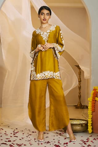 Rimple Agrawal Jeevan Pearl Work Tunic With Pant 