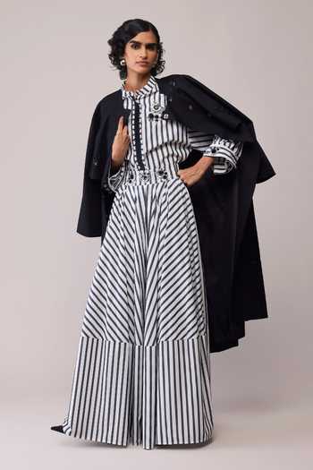 Bunka Nicole Embroidered Long Jacket 