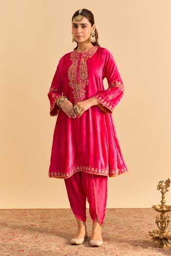 Sheetal Batra Amal Choga Kurta With Tulip Dhoti Pant 