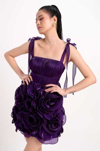 Verano By Tanya Blake Short Organza Dress 