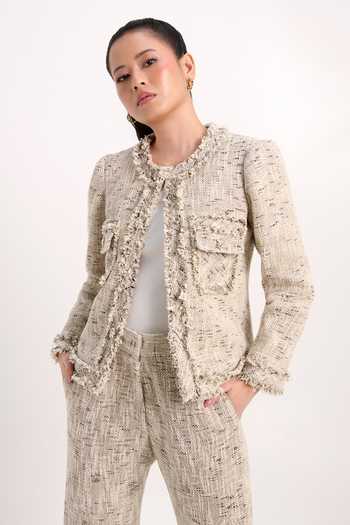 Verano By Tanya Astrid Fringe Blazer 