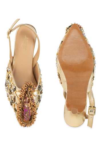 5elements Tavira Embellished Beadwork Heels 