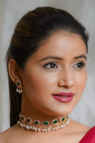 Queens Jewels Ahalya Jadau Choker & Earrings Set 