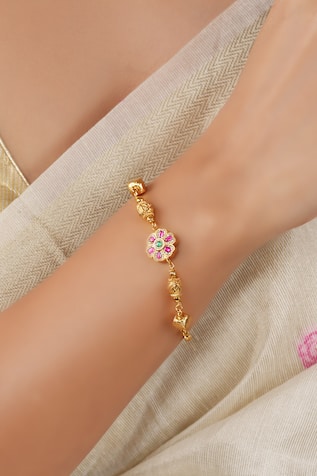 SMARS JEWELRY Stone Embellished Antique Bracelet 