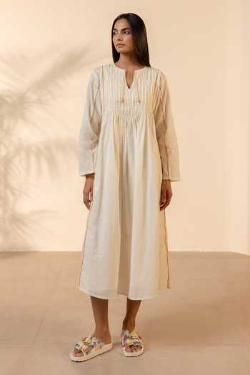 OurDve Sun Petal Cotton Dress 