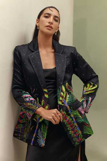 NOIB Riva Night Safari Print Blazer 
