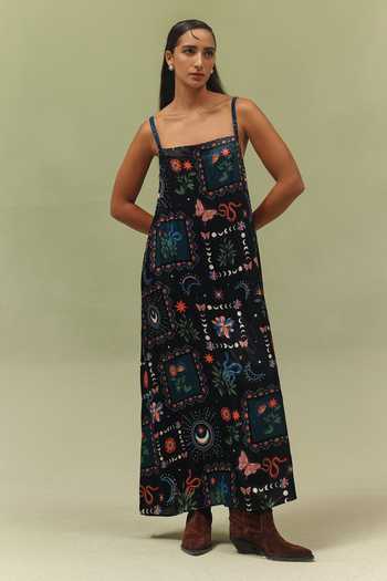 NOIB Liza Garden Dancers Print Dress 