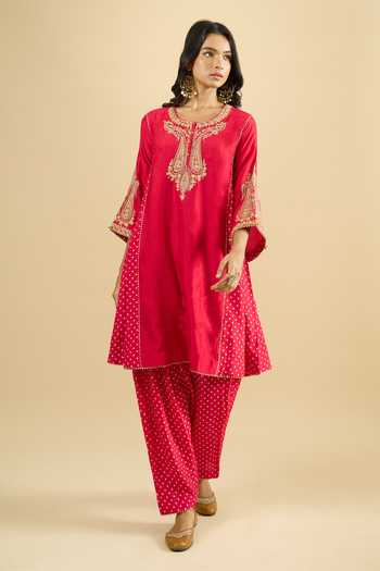 Sheetal Batra Embroidered Kurta & Salwar Set 