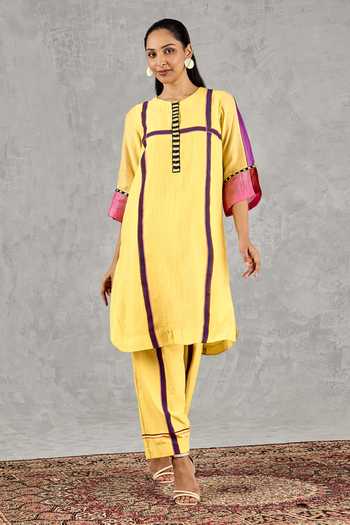 Shivani Bhargava Hand Embroidered Kurta & Pant Set 