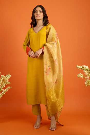 Khwaab By Sanjana Lakhani Kurta Set With Printed Dupatta 