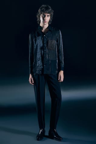 Nirmooha Obsidian Eclipse Black Shirt 