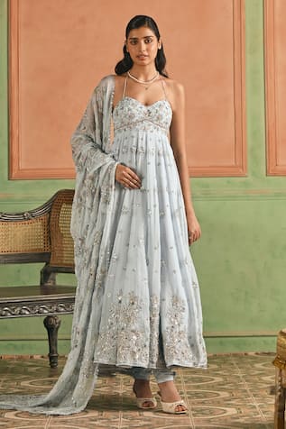 Lashkaraa Butti Work Anarkali Set 