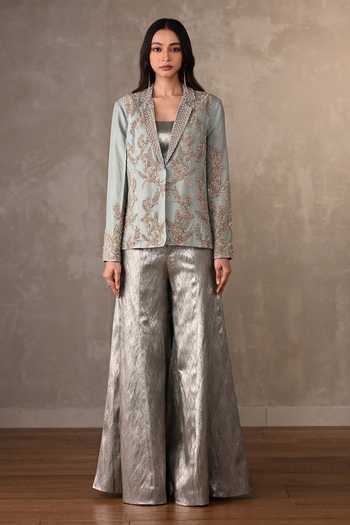 Onaya Zardosi Embroidered Jacket Pant Set 