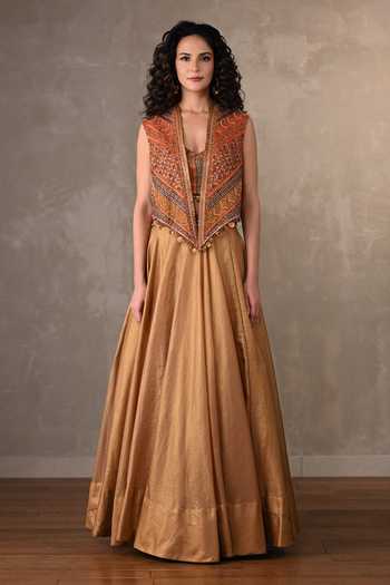 Onaya Embroidered Jacket Lehenga Set 