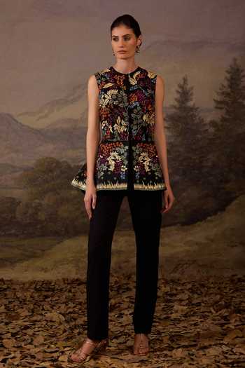 Samant Chauhan Embroidered Jacket & Pant Set 