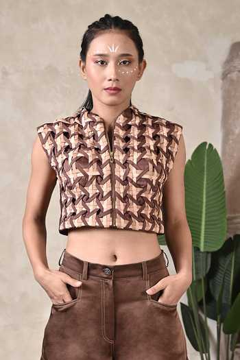 BAANI KHURANA Handwoven Pattern Jacket 